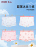俞兆林兒童內(nèi)褲女童冰絲平角褲小女孩夏季薄款網(wǎng)眼透氣中大童四角短褲 曬單實(shí)拍圖