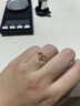 周六福七夕禮物 黃金戒指女款5G足金生肖本命年蛇心形指環(huán) 計價T 14號-2.53g 曬單實拍圖
