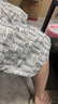 VUUG格紋美式潮牌外穿短褲男夏季寬松大碼休閑青年五分褲子 杏色 M 曬單實拍圖