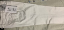 MISS SIXTY2025夏季新款牛仔褲女白色含醋酸復古顯瘦微喇叭長褲 白色短版 24 曬單實拍圖