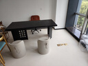 吉贈實木大板辦公桌椅組合商用辦公室現(xiàn)代簡約書桌工作臺電腦桌感 1.8米大葉松辦公桌+沃倫辦公椅 曬單實拍圖