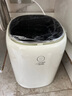 小吉（MINIJ）0.5kg內(nèi)衣洗衣機小型迷你高溫煮洗去血漬洗烘一體變頻內(nèi)褲洗衣機U10-MD 補貼 曬單實拍圖