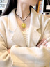 朗曼笛 ROOMANTTY八寶羅盤項(xiàng)鏈男女越南沙金仿真黃金古法傳承吊墜編織繩福牌毛衣鏈 八寶羅盤項(xiàng)鏈9克款 曬單實(shí)拍圖