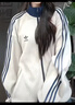 阿迪達(dá)斯 adidas【滔搏運(yùn)動(dòng)】三葉草男子KNIT TRACK TOP夾克 KC2618 L 曬單實(shí)拍圖