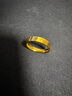 中國(guó)黃金（CHINA GOLD）黃金戒指女999足金米字戒指素圈情侶七夕情人節(jié)禮物送女友老婆 13#米字戒指約3.0g 曬單實(shí)拍圖