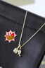 Arsis印記生辰石12星座符號(hào)項(xiàng)鏈女原創(chuàng)設(shè)計(jì)百搭七夕情人節(jié)禮物送女友 生辰石星座符號(hào)項(xiàng)鏈（白羊座） 曬單實(shí)拍圖