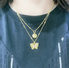 周大福 流金歲月系列復(fù)古滿天星黃金項(xiàng)鏈女禮物(工費(fèi):760計(jì)價(jià))F234230 45cm 足金 約6.30g 曬單實(shí)拍圖