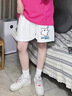 NASA STONE官方聯(lián)名夏季卡通線條小狗五分褲男女2025新款潮流百搭青少年褲子 白色五分褲 M 成人尺碼 曬單實拍圖