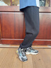 Skechers斯凱奇2025年秋季新款兒童舒適針織長(zhǎng)褲男女款休閑褲子L325K061 碳黑/0018 150 曬單實(shí)拍圖