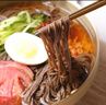 韓食府蕎麥冷面 延吉特色東北大冷面延邊朝鮮冷面多口味現(xiàn)壓口感 蕎麥冷面320g*5袋 曬單實拍圖