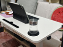 SOFS氣動(dòng)升降床邊桌移動(dòng)床上筆記本電腦桌沙發(fā)學(xué)習書(shū)桌站立辦公工作臺 【基礎款】白色 曬單實(shí)拍圖