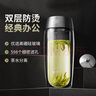 恒福 雙層玻璃杯耐高溫隔熱綠茶杯辦公家用過濾泡茶杯子高檔商務(wù)水杯 恒福鮮茶杯200ML 曬單實(shí)拍圖