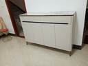 CUERO DESIGN英國品牌輕奢巖板烤漆鞋柜門口入戶柜換鞋凳坐凳一體家用鞋架儲(chǔ)物 帶凳200CM巖板臺(tái)面-單面靠墻款 曬單實(shí)拍圖