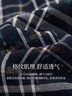 茵曼法式復古蕾絲花邊格子襯衣2025夏季女裝新款甜美無(wú)袖背心上衣 寶藍格 XL 曬單實(shí)拍圖