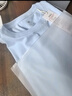 京東京造兒童t恤男5A抑菌新疆棉圓領(lǐng)衣服男裝打底衫印花 白色140 曬單實拍圖