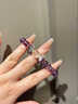 Grace Girl紫水晶手鏈女淡紫色水晶九紫離火手串首飾實(shí)用生日禮物送女友閨蜜 【莊周夢(mèng)】紫水晶手串 曬單實(shí)拍圖