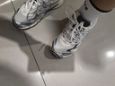 adidas「光波鞋」TEMPER RUN 2經(jīng)典復(fù)古網(wǎng)面老爹鞋阿迪達斯三葉草 漢玉白/金屬銀/乳白色   36 曬單實拍圖