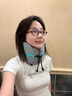 榮予【德國品質(zhì)】u型枕頭枕脖子護頸枕飛機旅行便攜坐車睡覺頸椎u形枕 淺灰色降噪套裝/頸枕+眼罩+耳塞 M碼（適合頸圍36-41cm) 曬單實拍圖