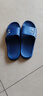 糜嵐拖鞋男款外穿外出潮流防滑夏天家用軟底厚底浴室室內居家男生拖鞋 OK-2118-藍色 OK(44-45) 曬單實(shí)拍圖