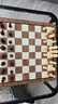 冠小二國際象棋小學(xué)生兒童磁性便攜實(shí)木棋盤比賽用棋類 大號39CM丨磁性丨送書+雙后+袋子 曬單實(shí)拍圖