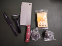 全套廚房家用菜刀菜板二合一組合宿舍砧板切菜肉片刀具套裝不銹鋼 3件【菜刀+水果刀+瓜刨】 曬單實(shí)拍圖