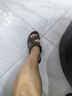 男士軟底防滑涼鞋夏季外穿軟皮沙灘鞋男款中老年拖鞋戶(hù)外涼拖鞋 棕色【可泡水】 39 (245mm) 曬單實(shí)拍圖