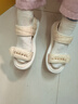 G.duck小黃鴨女童涼鞋新款夏季中大童公主兒童小學(xué)生女孩防滑軟底沙灘鞋 Z-666白色 34碼 內長(cháng)21.3cm 曬單實(shí)拍圖