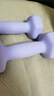 特步（XTEP）啞鈴浸塑男女士健身家用鍛煉器材杠鈴環(huán)保手鈴舉重訓(xùn)練啞鈴2kg 曬單實(shí)拍圖