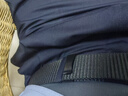 巖途戰術(shù)腰帶男休閑帆布皮帶軍風(fēng)腰帶軍迷通勤褲帶過(guò)安檢防過(guò)敏腰帶黑色(115cm)M 曬單實(shí)拍圖