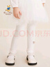 Classic Teddy精典泰迪女童打底褲兒童褲子中小童裝休閑長褲彈力褲 白色 110  曬單實拍圖