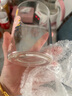 颯望德國牛奶杯兒童可加熱玻璃防摔微波爐1-3-6歲成人刻度微波爐專用 【恐龍綠】硅膠防摔款送吸 250ml 曬單實拍圖