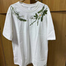 安初夏美式高街花卉刺繡短袖t恤男夏季寬松小眾設計感oversize情侶上衣 白色【重磅刺繡花卉重工】 XL 建議120斤--140斤關注先發(fā) 曬單實拍圖