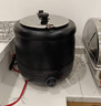 維納仕（vnash）電子暖湯煲商用自助餐保溫湯不銹鋼電熱湯爐酒店保溫保暖湯鍋粥鍋 【10L 】黑色鼓型*201內(nèi)膽 34cm 曬單實拍圖