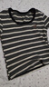 LAGOGO條紋顯瘦U型領(lǐng)T恤女拉谷谷2025年夏季新款百搭減齡短袖上衣 混色 S 曬單實(shí)拍圖