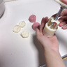 杰凱諾新款綠豆糕月餅?zāi)＞?立體冰皮壓花輔食烘焙 月圓梅花【4花片】50g 曬單實(shí)拍圖