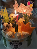 味多美 蛋糕生鮮 水果兒童奶油生日蛋糕 北京同城配送  熊貓樂(lè )園蛋糕 20cm 原味坯雜果夾心 曬單實(shí)拍圖