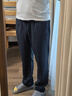 諾帝卡（NAUTICA）【大促爆款】男裝25春夏新款天絲亞麻休閑褲男PO5212 藏青4NV S 曬單實(shí)拍圖