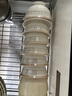 康琴（KANGQIN） 碗碟套裝簡約防燙高腳吃飯碗套裝組合家用面碗菜盤家用陶瓷餐具 時(shí)尚小資4.5英寸高腳碗10個(gè)裝 曬單實(shí)拍圖