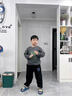 班納班納男童套裝春秋款2025新款衛(wèi)衣潮流男孩運(yùn)動(dòng)服秋季兒童秋裝 N酷男孩靛藍(lán)+AUSK黑 130 曬單實(shí)拍圖
