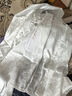 漢虞葵原創(chuàng  )明制漢服女馬面裙套裝春季改良日常超仙氣新中式馬面裙全套 白對襟上衣+藏藍色印花馬面裙 XL 曬單實(shí)拍圖
