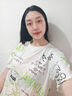 格邏依（GELUOYI） 短袖t恤女2025夏季新款韓版寬松中長款設(shè)計感百搭學生衣服女裝 白色 L 【建議115-135斤】 曬單實拍圖