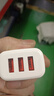 簡雷Type-C充電器快充套裝5V2A適用華為充電頭3C認(rèn)證usb插頭安卓耳機(jī)風(fēng)扇臺(tái)燈手表 三口快充頭【5V2A】國標(biāo)CCC認(rèn)證 曬單實(shí)拍圖