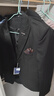 法蒙澤西服套裝男士商務職業(yè)正裝結婚新郎禮服休閑英倫風修身西裝外套 黑色【西服+西褲+馬甲+大禮包】 2XL 【130-145斤】 曬單實拍圖