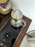 宙力不銹鋼高硼硅玻璃茶爐通用小三環(huán)消毒鍋煮杯壺煮茶器配件大全 三環(huán)煮茶器-黑色 1L 3環(huán)煮茶器 曬單實(shí)拍圖
