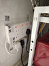國際電工家用86型擴展插座帶電源線多孔轉(zhuǎn)換器軌道插座廚房餐邊柜插排插座 三開21孔向右擴展-帶電源線-白色 曬單實拍圖