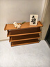 小匠材簡易鞋架門口多層家用立式鞋柜小型宿舍收納置物架茶色4層70cm 曬單實拍圖