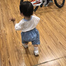 巴厘小豬女寶寶褲子夏季薄款兒童長褲純棉嬰幼兒衣服夏天燈籠褲女童休閑褲 海棠果 90 曬單實拍圖