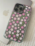 FUNNY RICH治愈櫻花箋適用iPhone16ProMax手機(jī)殼漸變色蘋果15透明新款保護(hù)套女14防摔13簡約ins小清新可愛 撞色粉綠 iPhone 15 Pro Max 曬單實拍圖