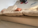 沙發(fā)客廳小戶型 布藝直排奶油風(fēng)云朵科技布 三人位沙發(fā)2025新款 新一代抗菌貓爪布+乳膠顆粒座包 組合貴妃位 330cm 曬單實拍圖