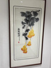 中式玄關(guān)蘇繡裝飾畫高檔手工刺繡掛畫客廳別墅入戶正對(duì)門走廊壁畫 五福臨門 胡桃色實(shí)木框 免費(fèi)安裝【83*163cm】 曬單實(shí)拍圖